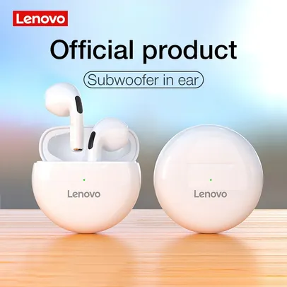 Lenovo Livepods Ht38 Tws Bluetooth Earphone Mini Wireless Earbuds With Mic For Iphon