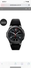 Gear S3 Frontier Preto - Samsung - R$940