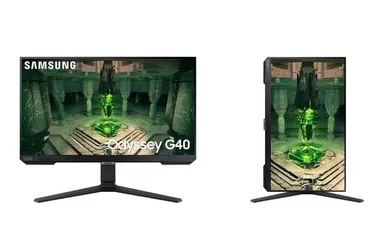 [ESTUDANTES] Monitor Gamer Samsung Odyssey G40, FHD, Tela Plana, 240hz, 1ms, FreeSync Premium, G-Sync (12x S/ Juros)   