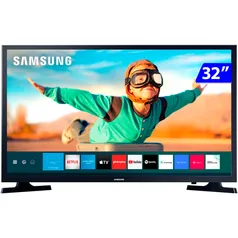 Smart TV Samsung LED 32" HD Wi Fi Tizen HDR UN32T4300AGXZD