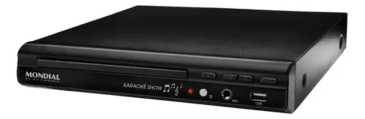 Dvd Player D-20 Com Karaokê Mp3 Usb Il Mondial Bivolt