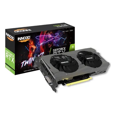 [Com Cashback Pelando R$900.00] Placa de Vídeo RTX 3050 Twin X2 Inno3D NVIDIA GeForce, 6GB - N30502-06D6-1711VA60