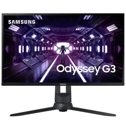 Monitor Gamer Samsung Odyssey 27", FHD, 144 Hz, 1ms, com ajuste de alt