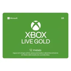 (APP) Gift Card Digital XBox Live Geoblocked Assinatura 12 meses