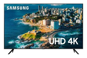 Smart TV Samsung 65 UHD 4K 65CU7700 2023, Processador Crystal 4K, Gaming Hub, Visual Livre de Cabos, Alexa built in, Controle Único