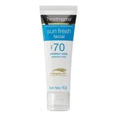 Protetor Solar Facial Neutrogena Sun Fresh FPS70 40g | R$ 11