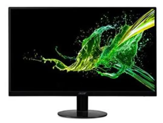 Monitor ACER 27'' SA270 Ultra-fino, Full HD, 75Hz, HDMI VGA | R$1090