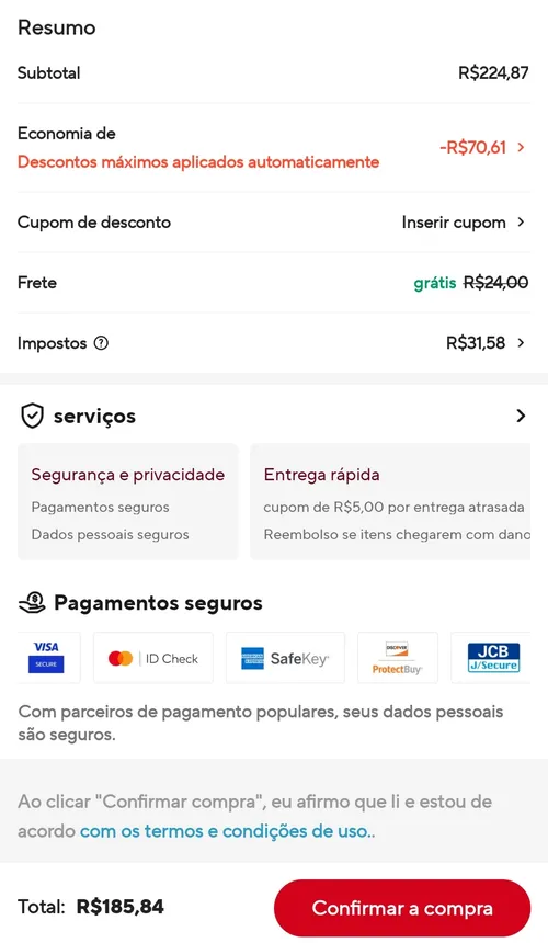 Imagen na descrição da promoção