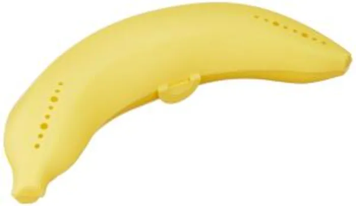 Porta Banana Fackelmann Amarelo Plastico | R$ 11