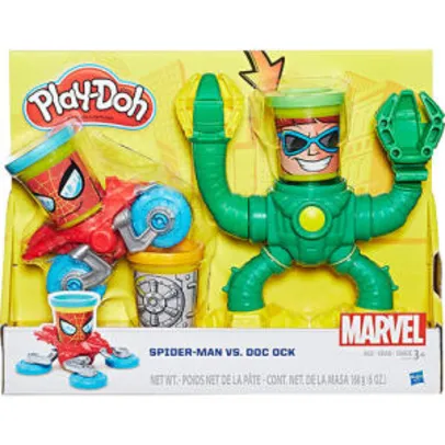 Conjunto Play-Doh Spiderman Vs Doc Ock - Hasbro | R$ 49