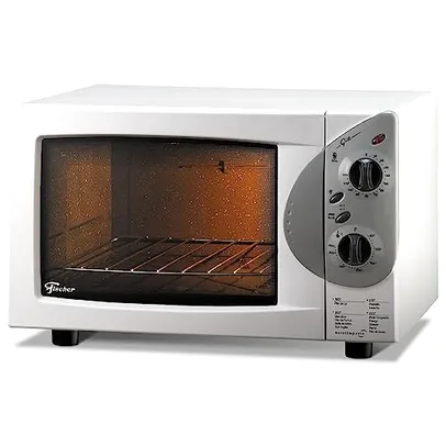 Forno Elétrico Fischer Grill Bancada 44L Branco 127V