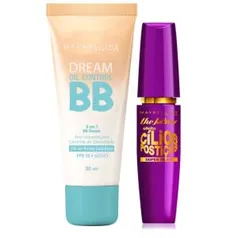 Kit Maybelline Máscara de Cílios The Falsies + BB Cream Dream Oil Control Médio