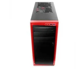 Gabinete NZXT Source 210 Preto/Vermelho Com Janela, S210W-RED - R$164