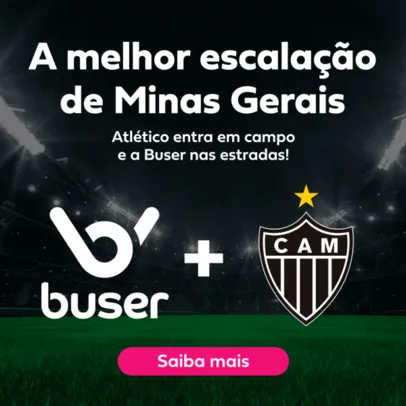 Viaje com a Buser para a final da Copa do Brasil, por apenas R$ 13 ida e volta.