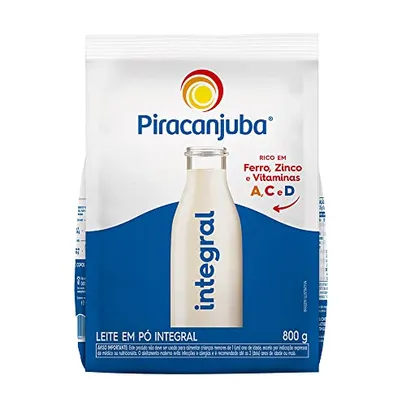 Leite Pó Integral Piracanjuba Pouch 800g