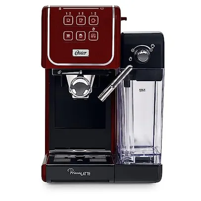 Cafeteira Espresso Oster PrimaLatte Touch Red, 110V, BVSTEM6801R