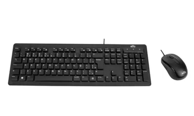 [AME SC R$7,14] Combo Teclado e Mouse com fio Targus