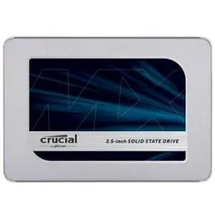 SSD Crucial MX500 500GB SATA | R$ 480