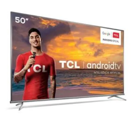 Smart TV LED 50" Ultra HD 4K TCL 50P8M | R$1982