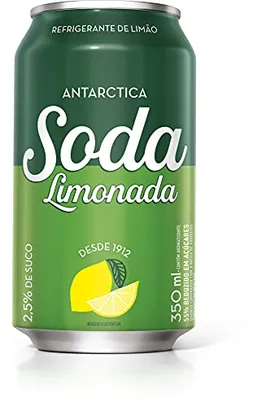 Antarctica Refrigerante Soda Limonada, Lata 350ML