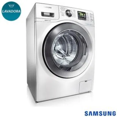 Lavadora de Roupas Samsung 10,1 kg Seine Branca com 14 Programas de Lavagem e Eco Bubble - WF106U4SAWQ - SGWF106U4SAWQ  - R$1699