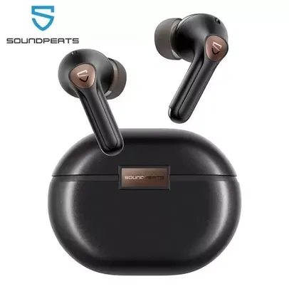 [Taxa Inclusa] SoundPEATS air4 pro - Fone bluetooth ANC AptX multiponto - branco, bege ou preto