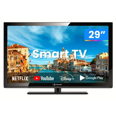 Smart TV Buster, Led 29 Polegadas, HD Com Conversor Digital, Integrado Android, 2 HDMI, 2 USB, Wifi, Bivolt - Hbtv-29d07hd