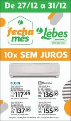 [LOJAS FÍSICAS] Ar condicionados em 10X sem juros (RS/SC)