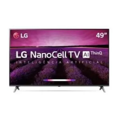 Smart TV LG 49" Nano Cell UHD 4K Controle Smart Magic 49SM8000 | R$1.895