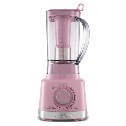 Liquidificador Rosa Britânia 3L 1200W BLQ1300RS 12 Velocidades Pro Maxx Turbo