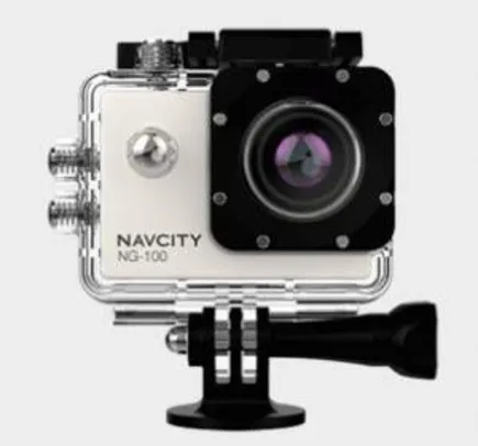 [SUBMARINO] - Câmera Esportiva Navcity Prata FULL HD - R$ 180