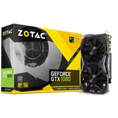 Placa de vídeo Zotac GeForce GTX 1080 8GB Mini - R$ 2500