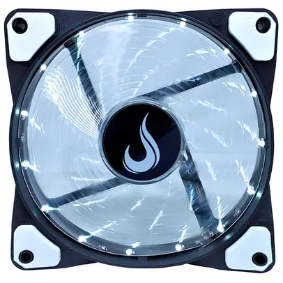 Cooler FAN Rise Mode Wind W1, 120mm, LED Branco | R$16
