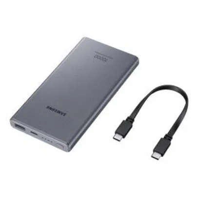 25w Bateria Super Rápida Samsung 10000mAh USB Tipo C | R$134