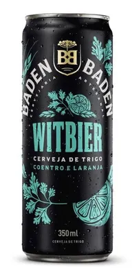 Cerveja Baden Witbier Lata 350ml pack com 6  