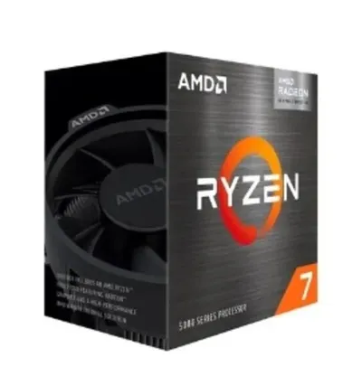 Processador AMD Ryzen 7 5700G, 3.8GHz (4.6GHz Max Turbo), Cache 20MB, 8 Núcleos, 16 Threads, Vídeo Integrado, AM4 - 100-100000263BOX