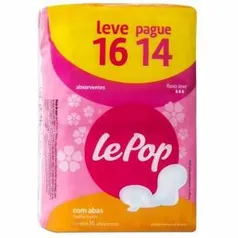 Absorvente Lepop Com Abas - 16 Unidades