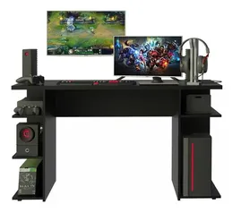 Mesa Para Computador Gamer Madesa 9409 - Preto | R$299