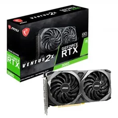 Placa de Vídeo MSI GeForce RTX 3060 VENTUS 2X 12G OC, 15 Gbps, 12GB GDDR6, Ray Tracing