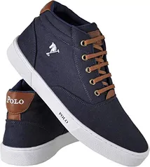 Botinha Masculina Polo Joy Azul Marinho