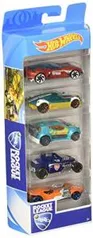 Pacote 5 Carros Sortidos, Hot Wheels | R$55