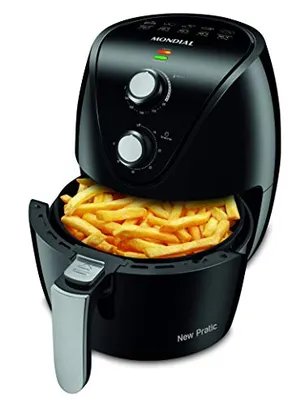 Fritadeira Sem Óleo Mondial, New Pratic - 3,5L, 110V, Preto, 1500W - AF-31