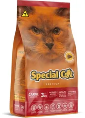 (PRIME) Ração Special Cat Carne Adultos 3Kg ($12/kg)