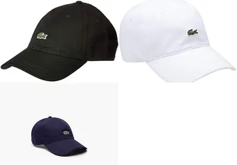 Boné Em algodão com tira contrastante Lacoste Masculino | R$ 167