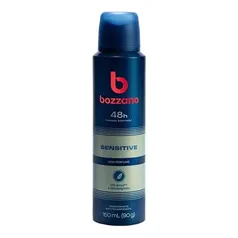 Desodorante Antitranspirante Aerossol Masculino Bozzano Sensitive Sem Perfume150ml