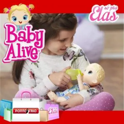 [App Ponto Frio] Boneca Baby Alive Hasbro Hora do Xixi R$85