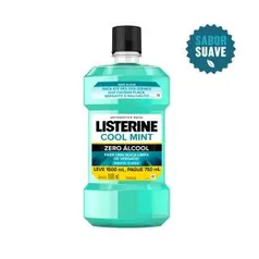 Antisséptico Bucal Listerine Zero 3,0L | R$40 (02 UNIDADES 1,5l)