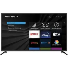 (AME R$ 1849,99) Smart TV LED 55 4K Philco PTV55G522C Roku