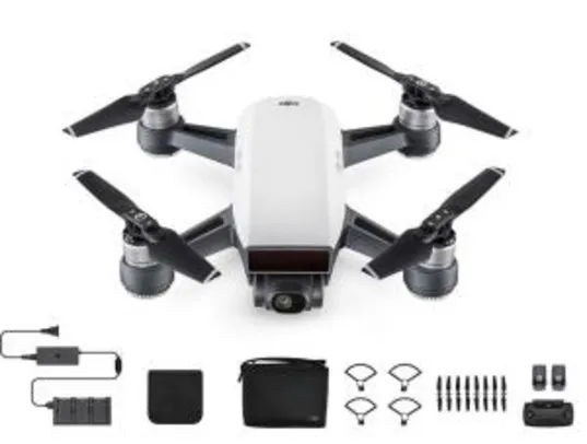 Drone DJI Spark Fly More Combo (Alpine White) | R$ 4.799