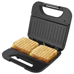 (Ame SC r$ 38) Grill Toast Britânia BGR01P Antiaderente Preto